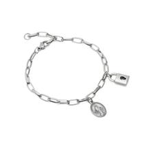 Pulseira Corrente Servos De Nossa Senhora Das Graças Inox