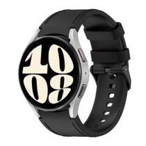 Pulseira Couro Artificial C Silicone Para Galaxy Watch6 40Mm