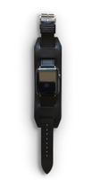 Pulseira Couro Compatível com Apple Watch 38mm 40mm Cuff Azul