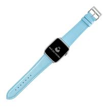 Pulseira Couro Compatível com Apple Watch Single Tour Azul 40mm - Baú do Viking
