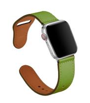 Pulseira Couro Fecho Botão Pino Compatível com Apple Watch