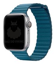 Pulseira Couro Loop Para Apple Watch 42mm 38mm 40mm 44mm