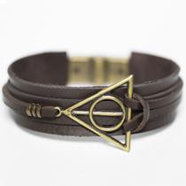 Pulseira Couro Masculina Harry Potter