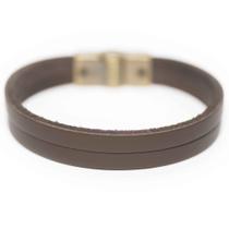 Pulseira Couro Natural Masculina