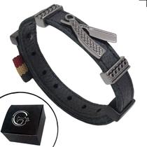 Pulseira Couro Preto Ajustável Tesoura Barbearia Cabeleleiro Pulseira Couro Preto Ajustável Tesoura Barbearia Cabeleleiro