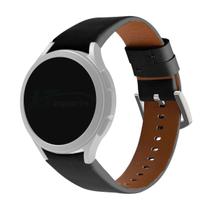 Pulseira Couro Preto LTimports para Samsung Galaxy Watch7 - Galaxy Watch6 - Galaxy Watch5 Pro - Galaxy Watch 4 Classic - Galaxy Watch FE