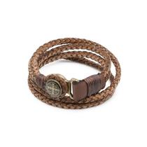 Pulseira couro São Bento