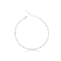 Pulseira Cravejada Fina Prata Pulseira Cravejada Fina Prata