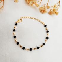 Pulseira Cristais e Esferas