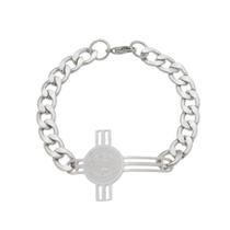 Pulseira Cruz São Bento Em Aço