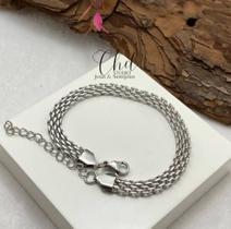 Pulseira cuba steel_malha cubana_aço inox Pulseira cuba steel_malha cubana_aço inox