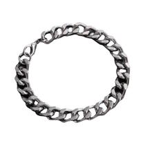Pulseira Cubana Moderna Para Homens E Mulheres, Clássica Em Aço Inoxidável 3/5/7/9mm, Presente De
