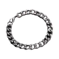 Pulseira Cubana Moderna Para Homens E Mulheres, Clássica Em Aço Inoxidável 3/5/7/9mm, Presente De