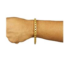 Pulseira Cubinho Elo Duplo 6Mm Moeda Antiga Pulseira Cubinho Elo Duplo 6Mm Moeda Antiga