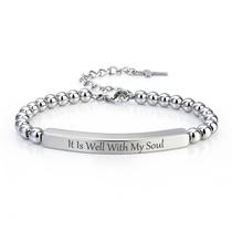 Pulseira cusurlove Inspirational Christian Stainless Steel Pulseira cusurlove Inspirational Christian Stainless Steel