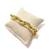 Pulseira Da Moda De Elos Com Banho De Ouro 18K Pulseira Da Moda De Elos Com Banho De Ouro 18K