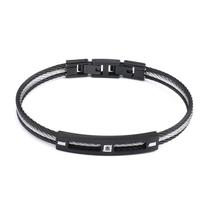 Pulseira De Aço Com Zircônia: Design Moderno E Elegante Pulseira De Aço Com Zircônia: Design Moderno E Elegante