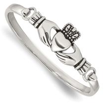 Pulseira de Aço Inoxidável Claddagh