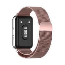 Pulseira De Aço Inoxidável Com Fecho Magnético Para Samsung Galaxy Fit 3, Estilo Milanese Loop