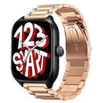 Pulseira de Aço Inoxidável Compativel com Amazfit GTS4 A2168 GTS 4 Mini A2176 / GTS 1 A1914 / GTS 2 Mini A2018