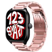 Pulseira de Aço Inoxidável compatível com GTS4 A2168 / GTS 4 Mini A2176 / GTS 1 2 3 - Pink Rose