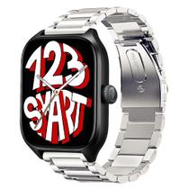 Pulseira de Aço Inoxidável compatível com GTS4 A2168 / GTS 4 Mini A2176 / GTS 1 2 3 - Prata