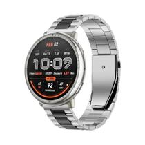 Pulseira De Aço Inoxidável De 20 22mm Para Relógios Inteligentes Amazfit Active 2 1 Balance 2
