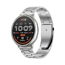 Pulseira De Aço Inoxidável De 20 22mm Para Smartwatches Amazfit Active 2 1 Balance 2 Stratos GTR 4 3