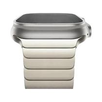 Pulseira De Aço Inoxidável De 40-49mm Para Apple Watch Ultra 3/2 Série 11 10 9 8, Bracelete De Metal
