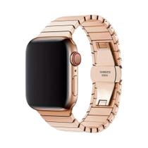 Pulseira De Aço Inoxidável De Titânio Para Apple Watch Série 10 9 8 7 6 5 4 Ultra 40 46 42 44 45