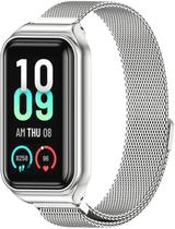 Pulseira de aço inoxidável magnética e metal NSmart compatíveis com Amazfit Band 7