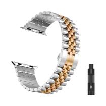 Pulseira De Aço Inoxidável Para Apple Watch Ultra 49mm 45mm 41mm 44mm 40mm 42mm 38mm Metal Série 9 8
