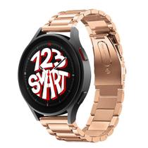 Pulseira de Aço Inoxidável para Galaxy Watch 5 Watch5 Pro 40mm 44mm 45mm - Gold Rose