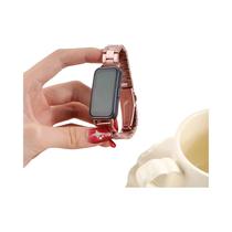 Pulseira De Aço Inoxidável Para Huawei Band 10 9 8 NFC Substituição De Bracelete De Relógio