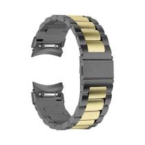 Pulseira de Aço Inoxidável para Samsung Galaxy Watch 6 Classic/5/4 (40mm-47mm) - Ajuste Rápido