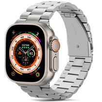 Pulseira de Aço Inoxidável Tasikar para Apple Watch Ultra 49mm