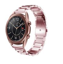 Pulseira De Aço Para Galaxy Watch 3 45mm Cor Pink - 123smart