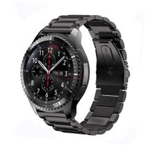 Pulseira De Aço Para Galaxy Watch 46mm E Gear S3 Cor Preto - 123smart