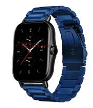 Pulseira De Aço Para GTS 2/ GTS 2e Azul Pulseira De Aço Para GTS 2/ GTS 2e Azul