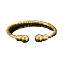 Pulseira De Aço Titânio Feminina Com Charme Em Forma De Bola, Joia De Moda Para Presente