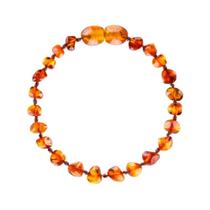 Pulseira de Âmbar Baroque Cognac - Âmbar Baby Care Pulseira de Âmbar Baroque Cognac - Âmbar Baby Care