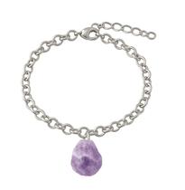 Pulseira de Ametista Chevron