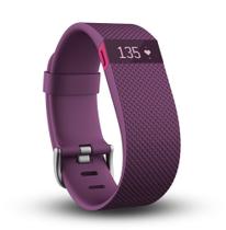 Pulseira de atividade Fitbit Charge HR Wireless Plum Size L