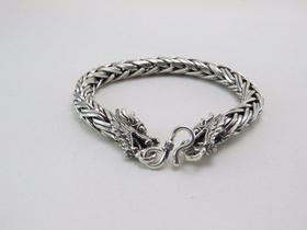 Pulseira De Bali Trançada 8mm Em Prata 925 Pulseira De Bali Trançada 8mm Em Prata 925