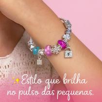 Pulseira De Berloque Crianças Acima De 3 Anos Diversão Divertido Montagem Resistente Miçangas