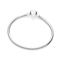 Pulseira de berloques prata 925 feminina rommanel 18 cm ou 20 cm 850069 850070
