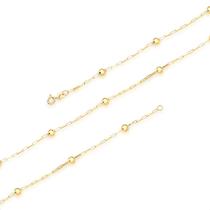Pulseira De Bola Feminina Ouro 18k 750