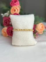 Pulseira de Bola Folheada a Ouro 18k