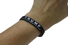 Pulseira de borracha da campanha presidencial do Trump em 2024 Take America Back!