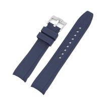 Pulseira De Borracha De 18-22mm Para Relógio Rolex Submariner Citizen Omega MoonSwatch Seiko Sport